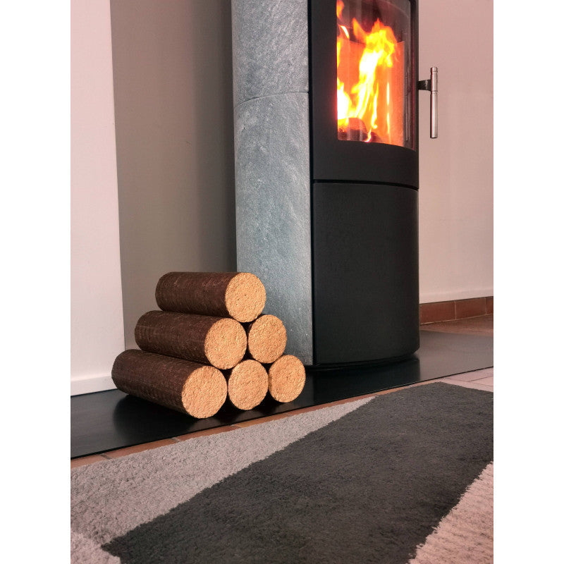 Komprimierte Baumstämme, 100 % Buche – 1040 kg Palette