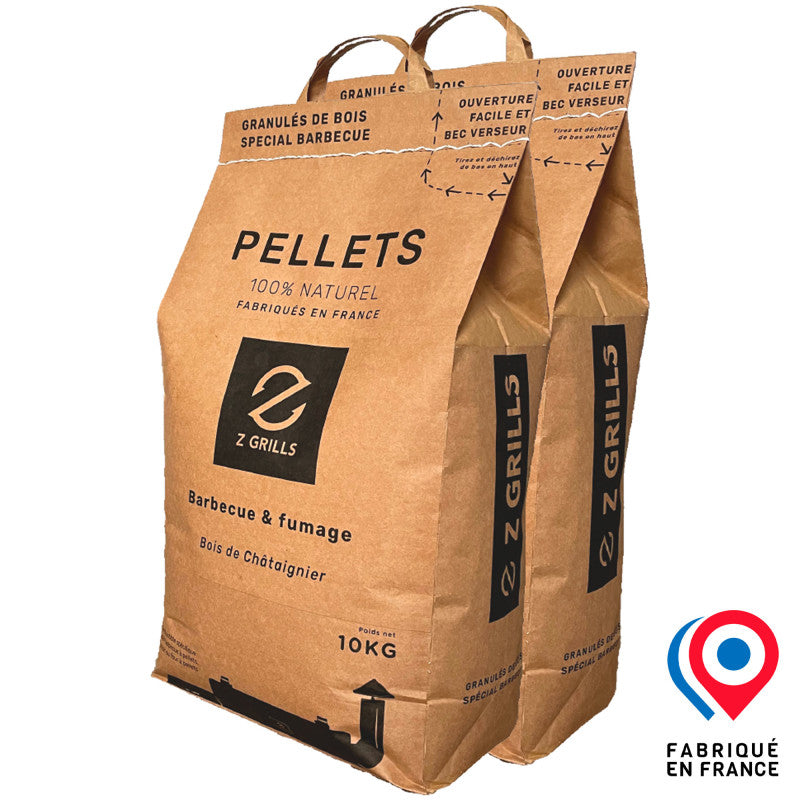 ZGRILLS - Pellets zum Grillen &amp; Räuchern - 2er-Packung